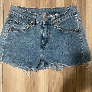 Levi's Classic Blue Jean Shorts